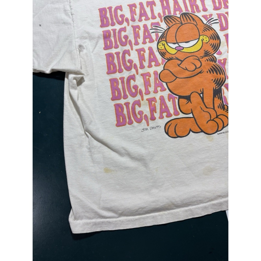 Vintage 1978 Garfield All Over Print T-Shirt Boxy Small‎ Single Stitch Made USA - Picture 11 of 15